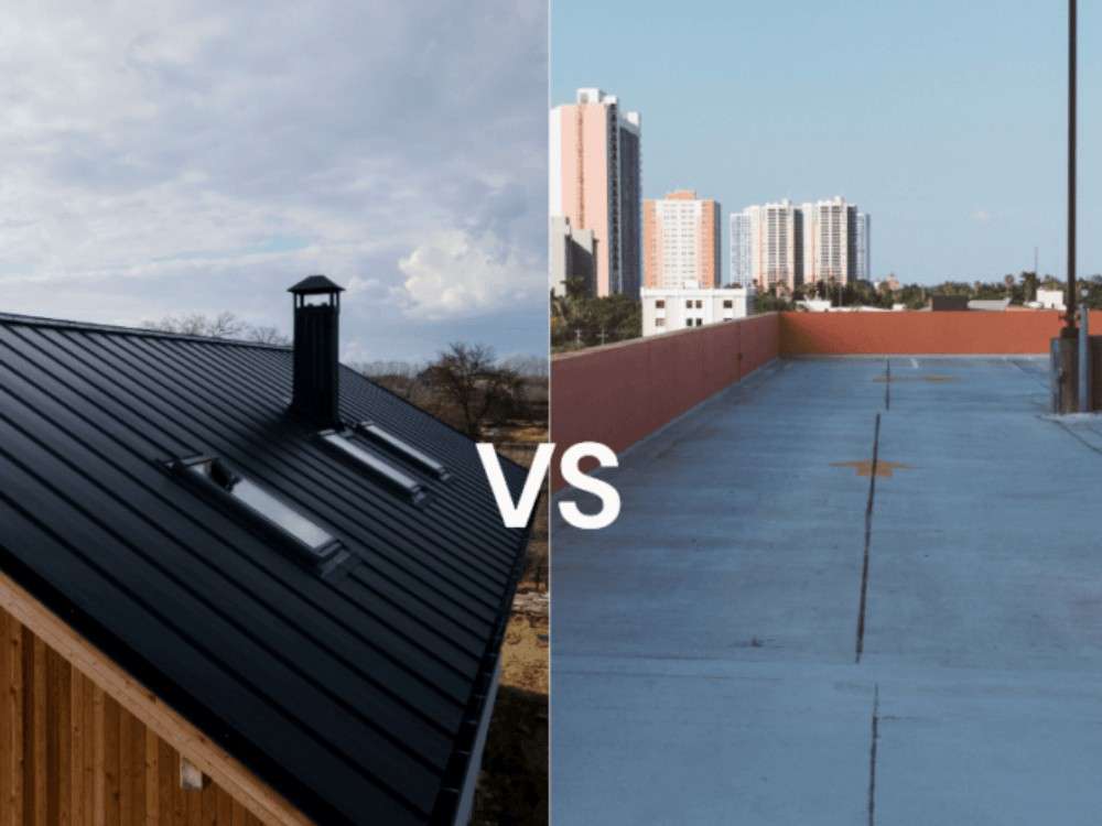 Comparing Flat vs. Pitched Roofs